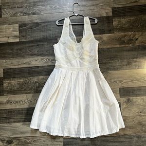 Off white lace sun dress.